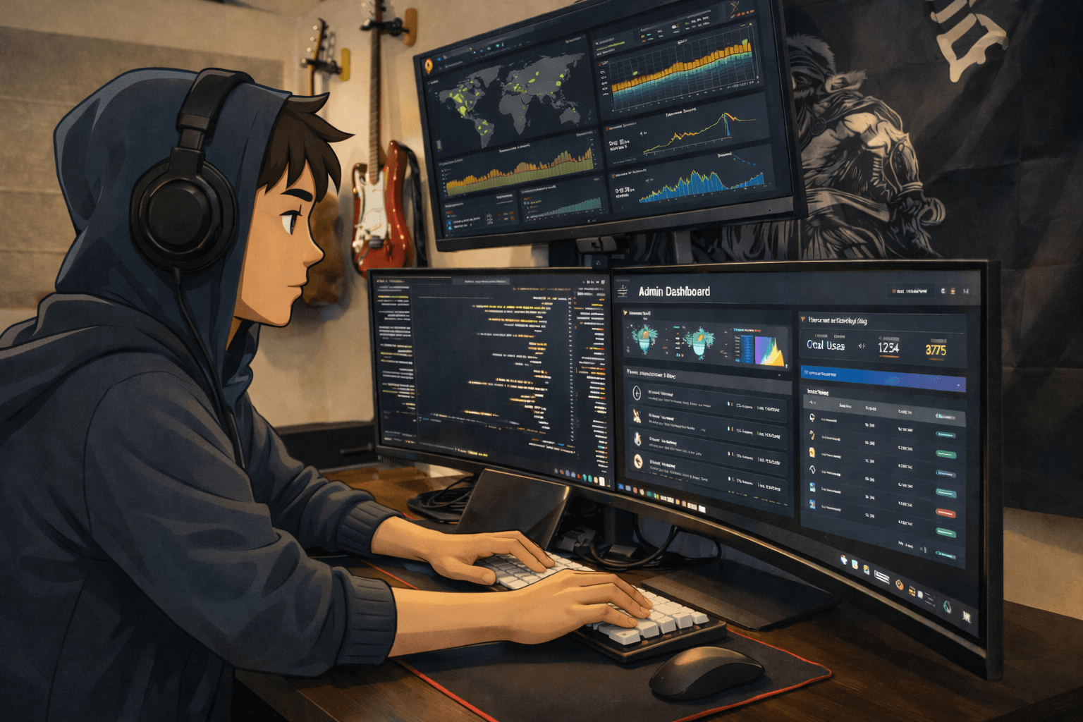 Illustration: learning, code, and writing