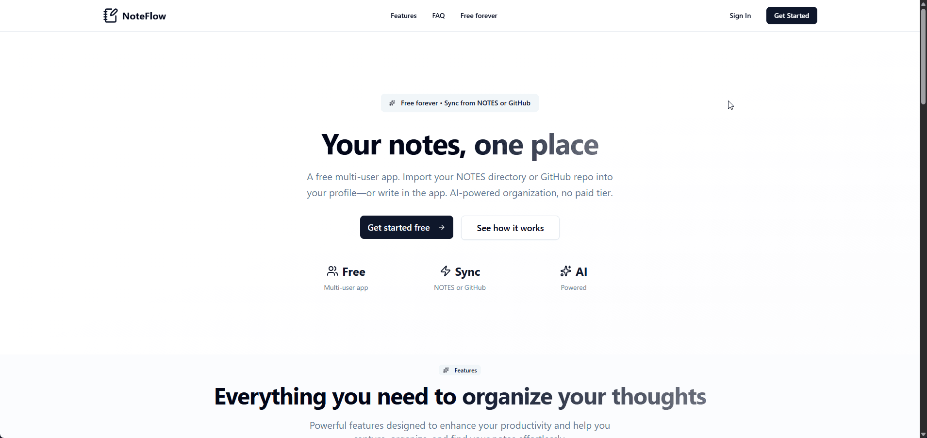 Note Flow